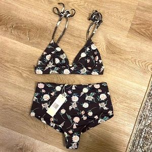 NWT | Eberjey floral print bikini set